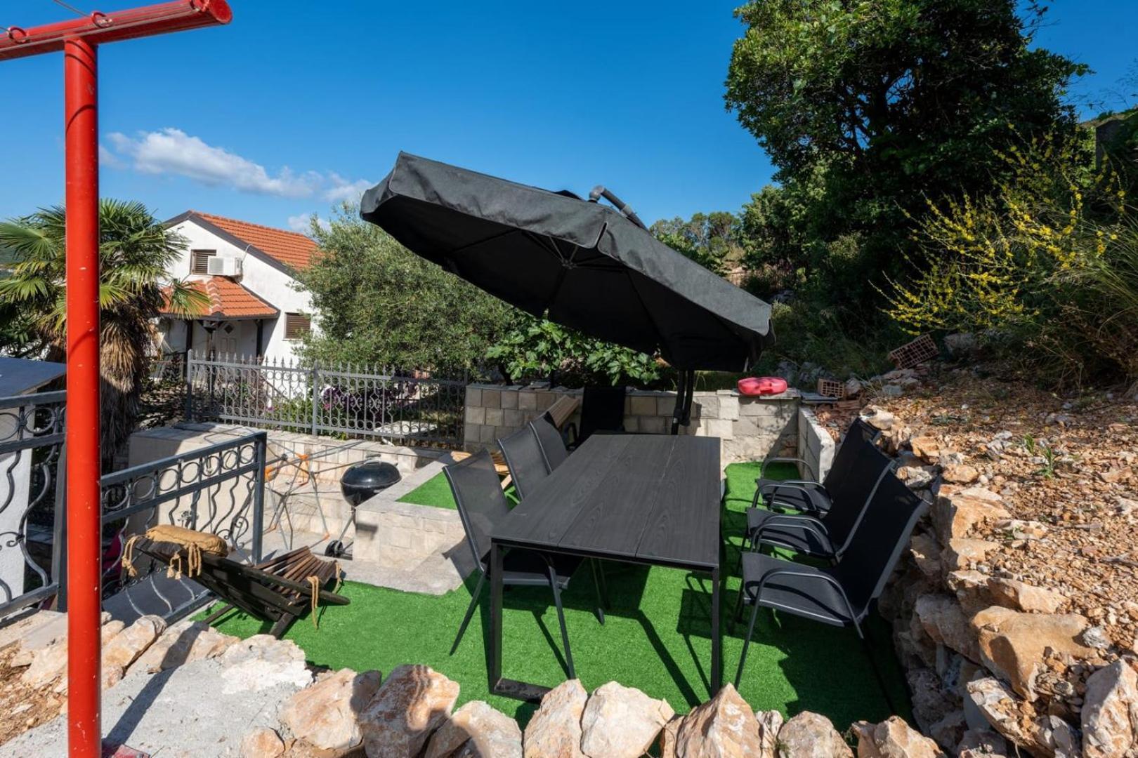 Villa Emina Sa Privatnom Plazom I Parkingom Neum Bagian luar foto