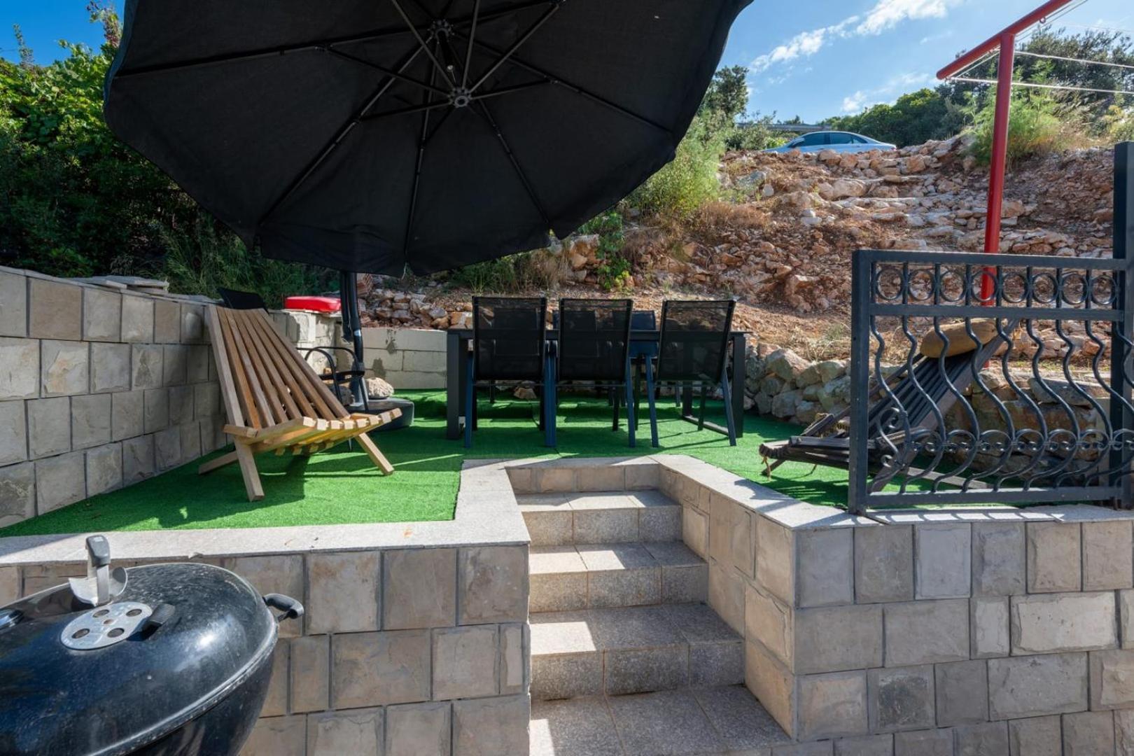 Villa Emina Sa Privatnom Plazom I Parkingom Neum Bagian luar foto