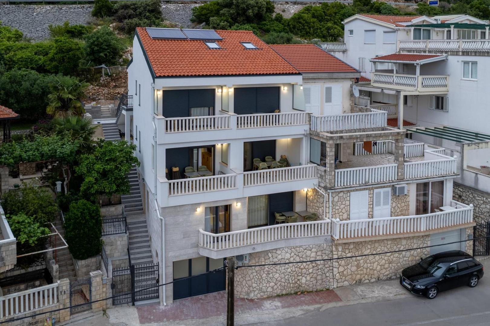 Villa Emina Sa Privatnom Plazom I Parkingom Neum Bagian luar foto